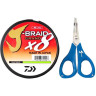 Шнур DAIWA J-Braid Grand X8E-W/SC 135м 0,18мм Island Blue + ножницы 40002628